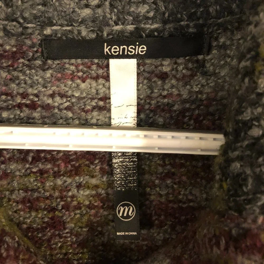 Kensie Heavy Button Cardigan Sweater